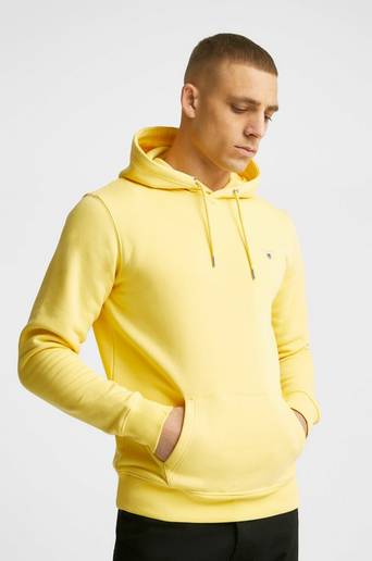 Gant Hoodie Original Sweat Hoodie Gul