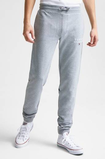 Tommy Hilfiger Sweatbyxa Tommy Flag Sweatpants Grå