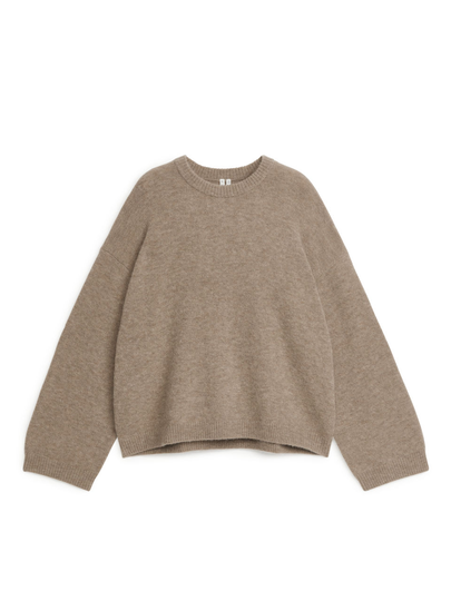 Alpaca Blend Jumper - Beige