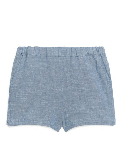 Seersucker Shorts - Blue