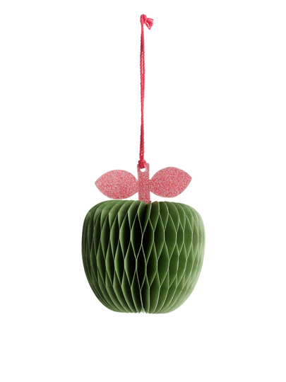 Apple Honeycomb Ornament - Green