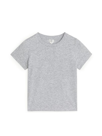 Crew-Neck T-shirt - Grey