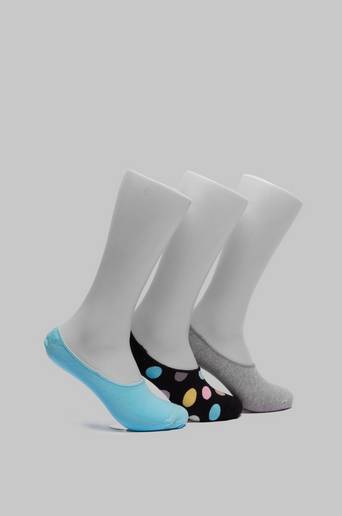 Happy Socks Strumpor 3-pack Liner Socks 9001 Svart