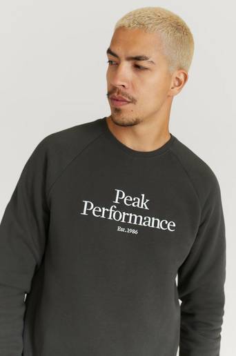 Peak Performance Sweatshirt M Original Crew Grön