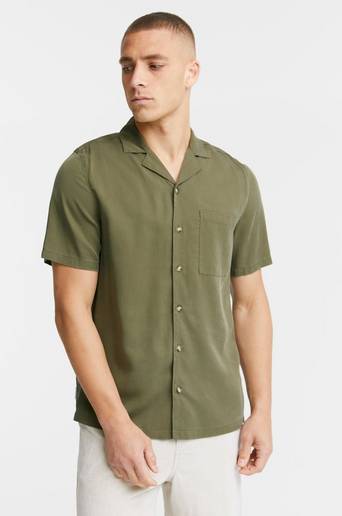 Studio Total Icon Tencel SS Shirt Grön