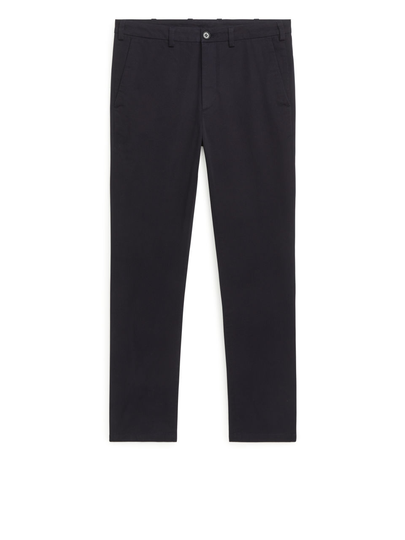 Slim Cotton Chinos - Blue