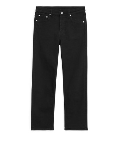 REGULAR CROPPED STRETCH Jeans - Black