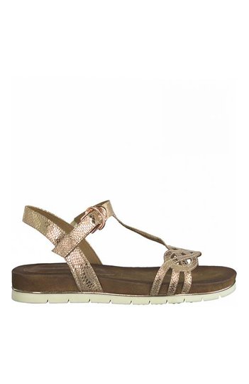 Tamaris Sandal Guld Beige