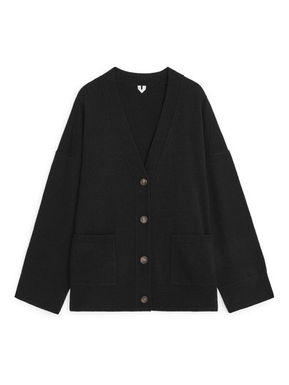Oversized Cardigan - Black