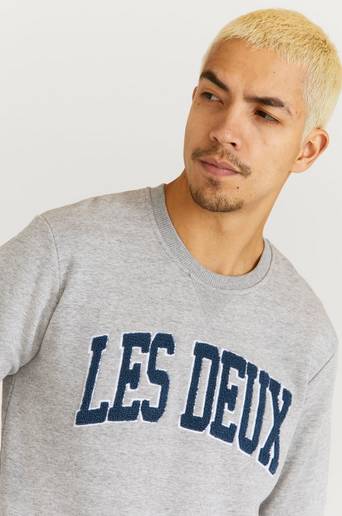Les Deux Sweatshirt Crane Sweatshirt Grå