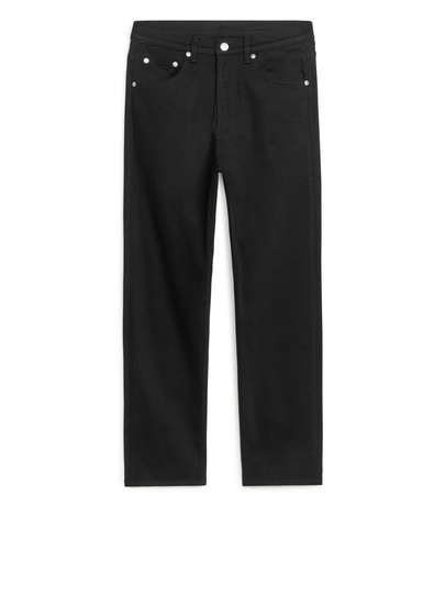 REGULAR CROPPED STRETCH Jeans - Black