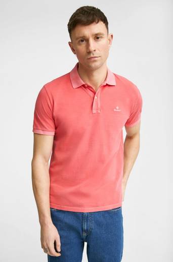 Gant Piké Sunfaded Pique SS Rugger Rosa