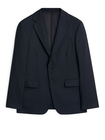 Modern Blazer Hopsack - Blue