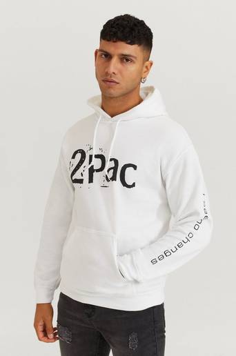 Rock Off Hoodie Tupac Hoodie Vit