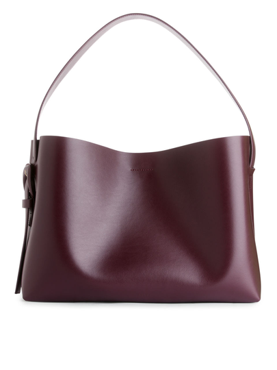Landscape Leather Tote - Red