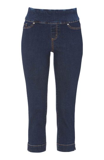 Cellbes Stretchiga caprijeggings Elin Mörkblå Denim