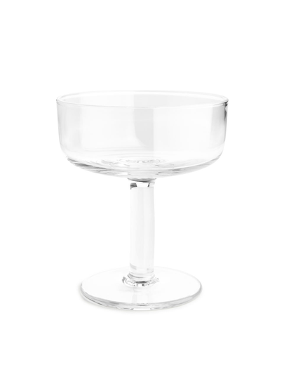 Coupe Glasses, Set of 2 - White