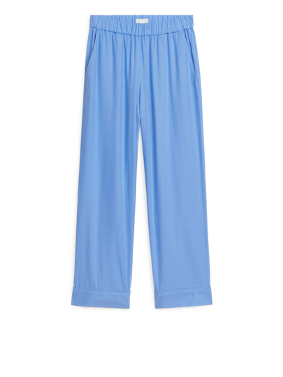 Flannel Pyjama Trousers - Blue