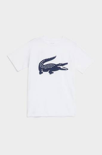 Lacoste T-Shirt Big Logo T-Shirt Vit