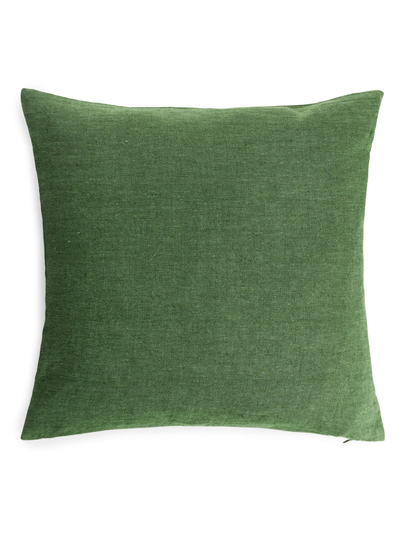 Linen Cushion Cover 50 x 50 cm - Green