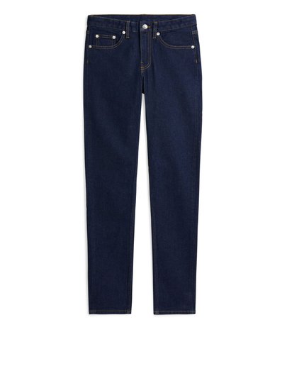 SLIM Rinsed Stretch Jeans - Blue