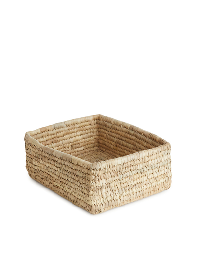 Afroart Palm Storage Basket - Beige