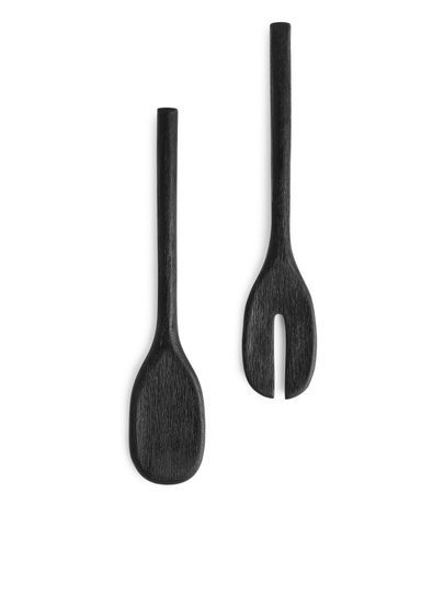 Wooden Serving Tools - Black