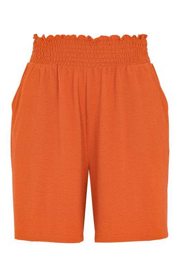 Cellbes Trikåshorts med våffelstruktur Rost