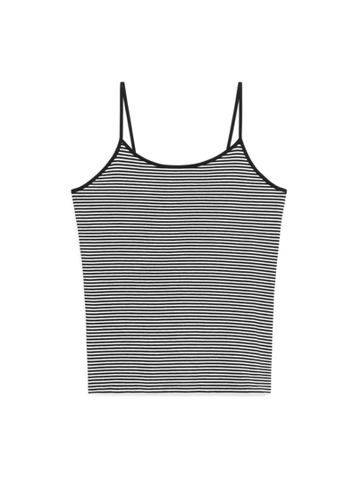 Jersey Strap Top - White