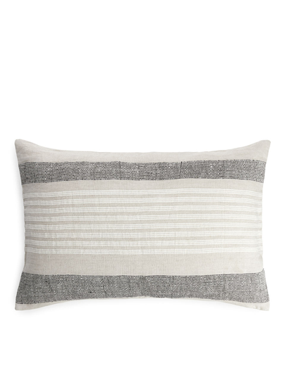 Linen Cushion Cover 40 x 60 cm - White