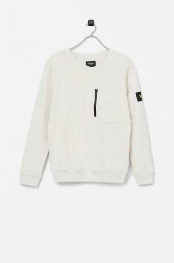 Lyle & Scott Sweatshirt Zip Pocket LB Sweat Grå
