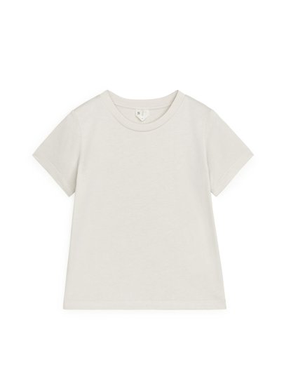 Crew-Neck T-shirt - Beige