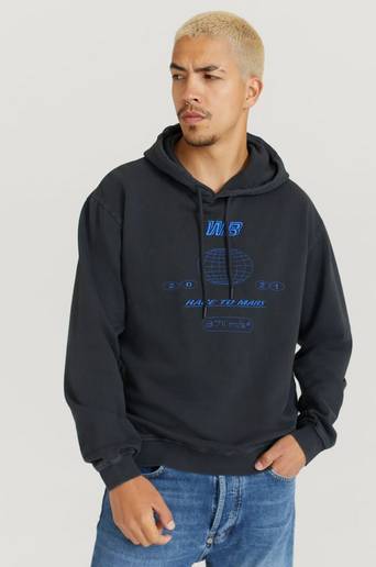 Woodbird Hoodie Pacs World Hoodie Grå
