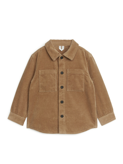 Corduroy Overshirt - Beige