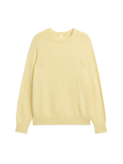 Alpaca & Merino Jumper - Yellow