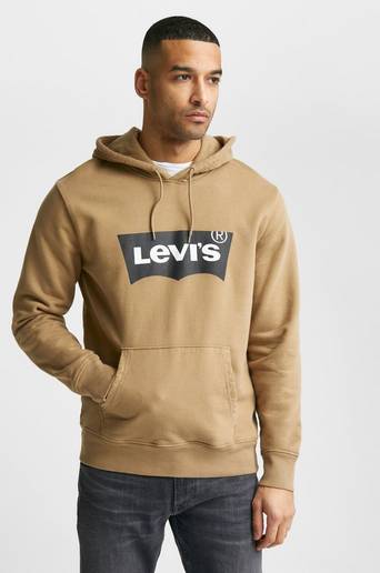 Levi's Huvtröja T2 Std Graphic Hoodie BW Foil Brun