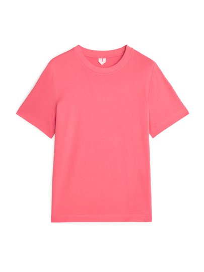 Crew-Neck T-shirt - Pink