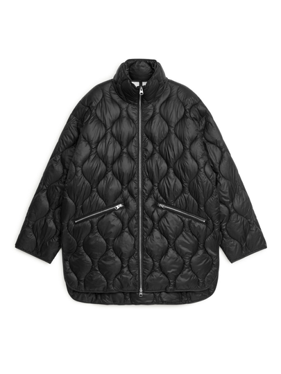 Quilted Jacket - Black