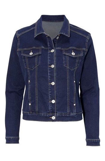 Cellbes Stretchig jeansjacka Mörkblå Denim