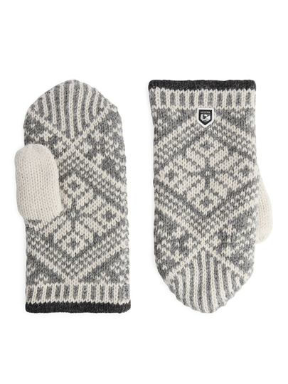 Hestra Nordic Wool Mittens - Grey