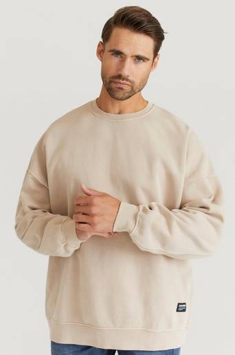 Dr.Denim Sweatshirt Philly Sweatshirt Beige