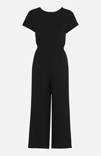 Jumpsuit i ribbad trikå Emmy