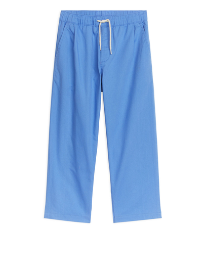Loose-Fit Trousers - Blue