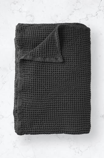 Studio Total Home Överkast Waffle Bedspread Svart