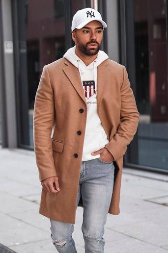 Studio Total Rock Lambton Wool Coat Brun