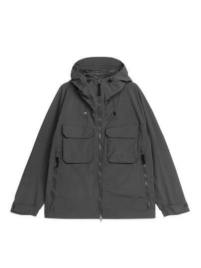 Active Waterproof Shell Jacket - Grey