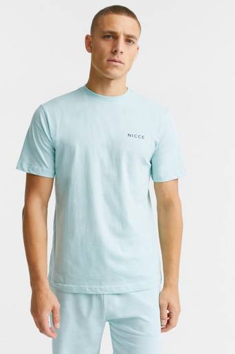 Nicce T-Shirt Chest Logo T-Shirt Blå