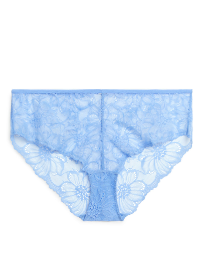 Lace Hipsters - Blue