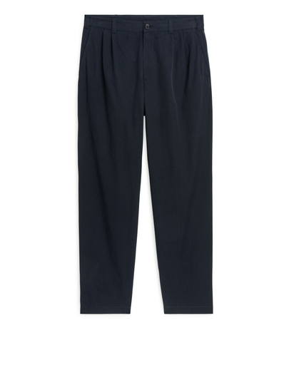 Cotton Lyocell Chinos - Blue