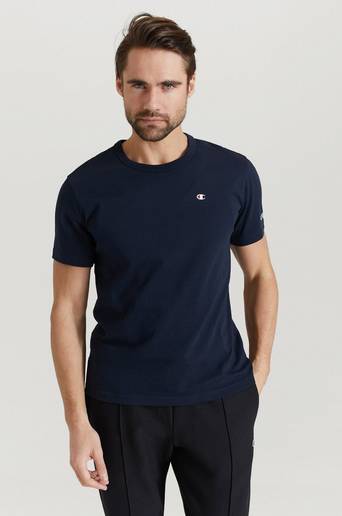 Champion Reverse Weave T-Shirt Crewneck Blå